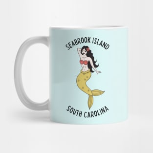 Seabrook Island Beach South Carolina Mermaid Mug